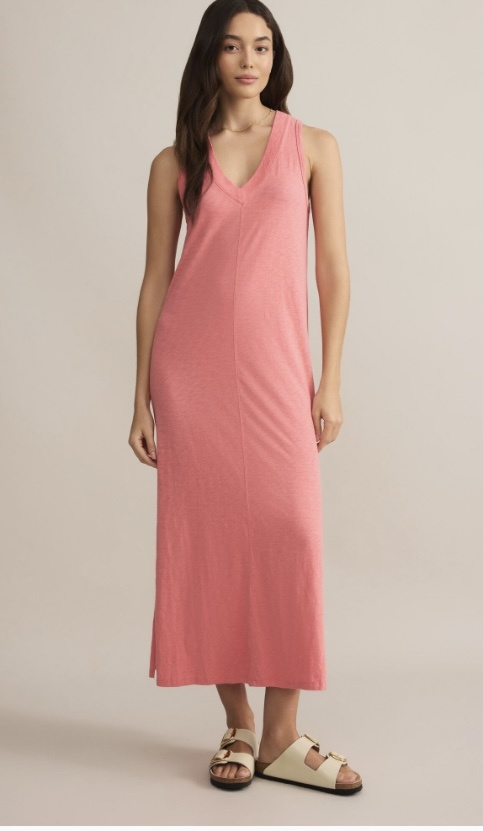 z supply palisades midi dress Z Supply Palisades Midi Dress In Avocado Green