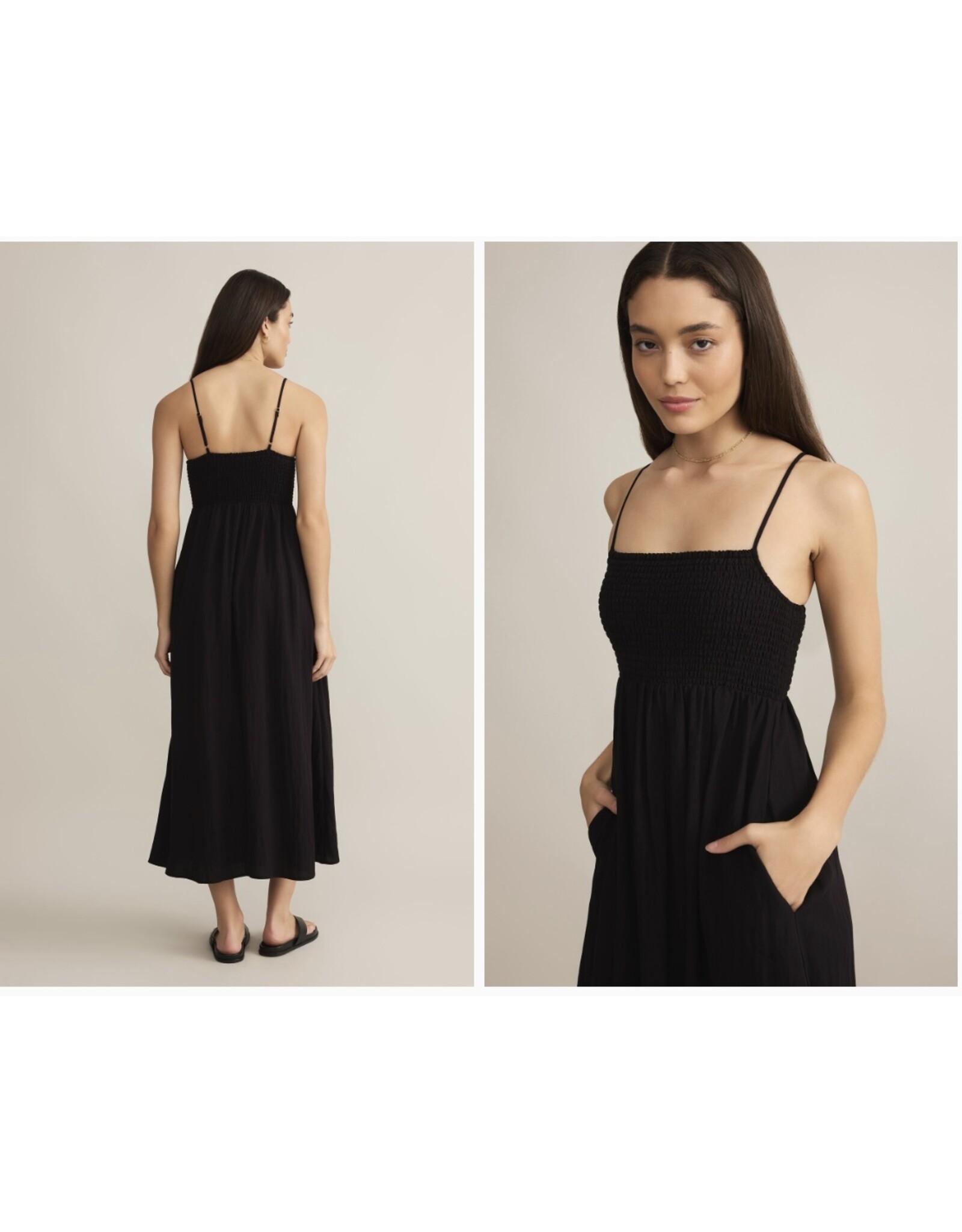 ZSupply ZSUPPLY Beachside Midi Dress  Black