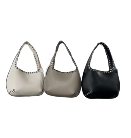 JOIA Gorgeous smooth & stud shoulder bag