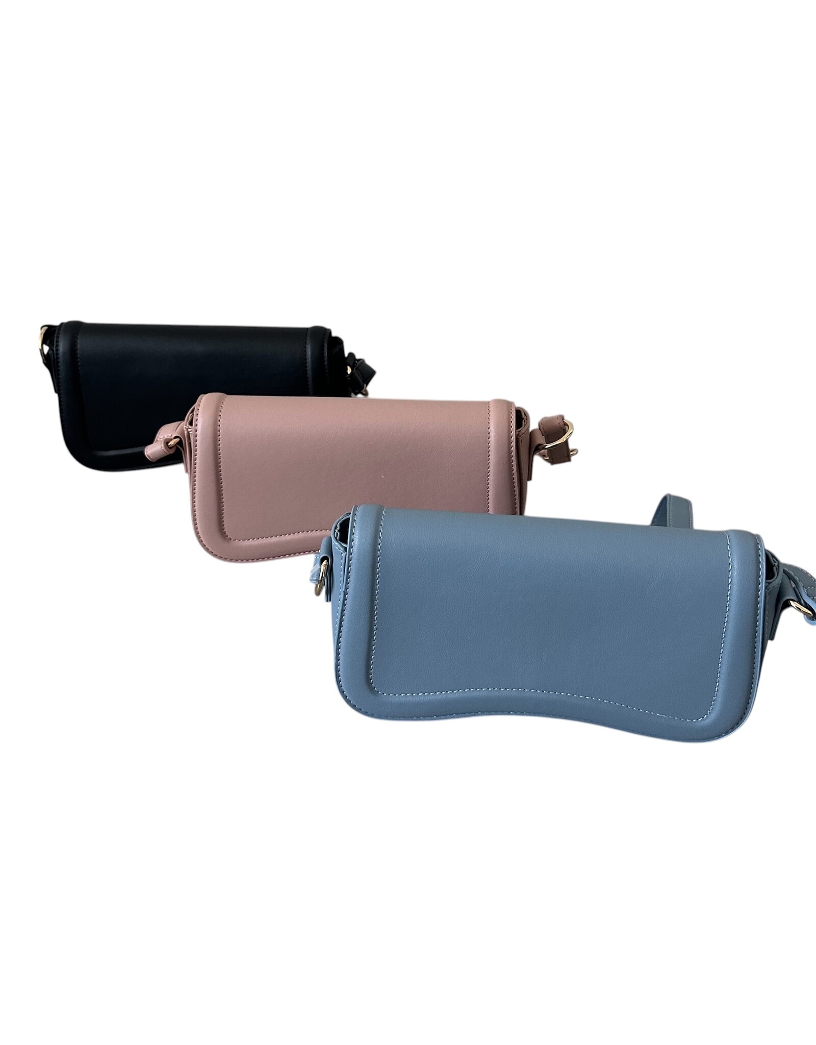 JOIA Smooth curved crossbody bag