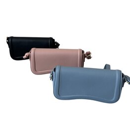 JOIA Smooth curved crossbody bag