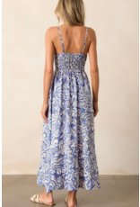 LATA Sky Blue Floral Maxi Dress LATA Sky Blue Floral Maxi Dress