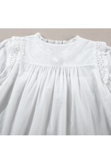 LATA White Embroidered Patchwork Tie Blouse LATA White Embroidered Patchwork Tie Blouse