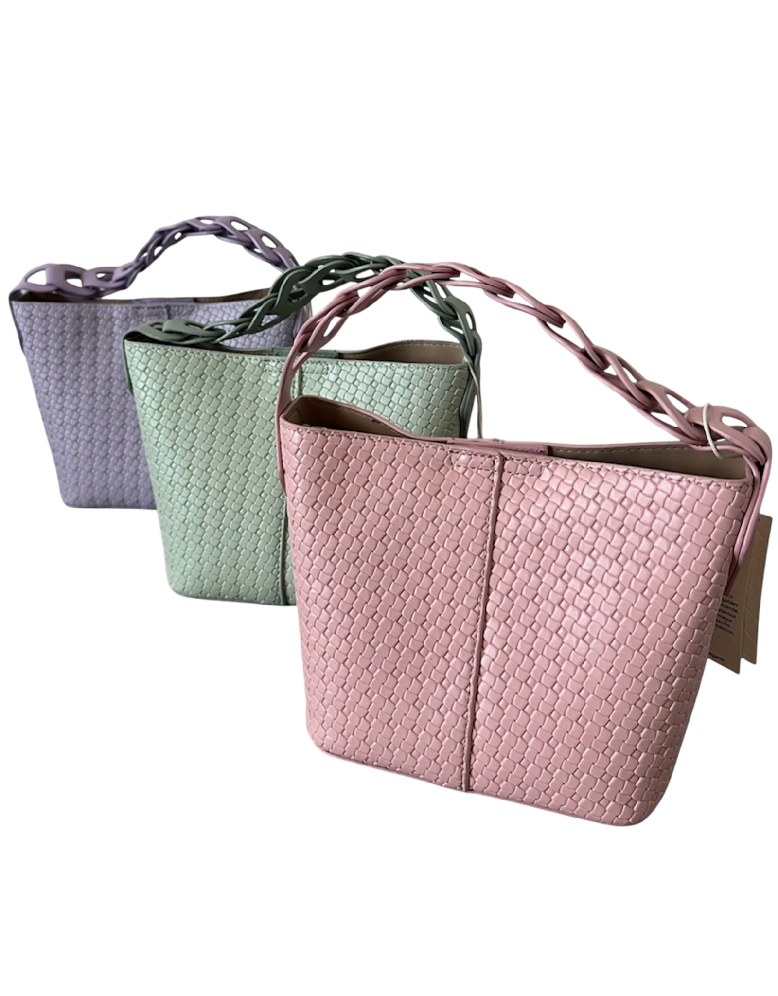 Spring 2 in 1 bucket satchel