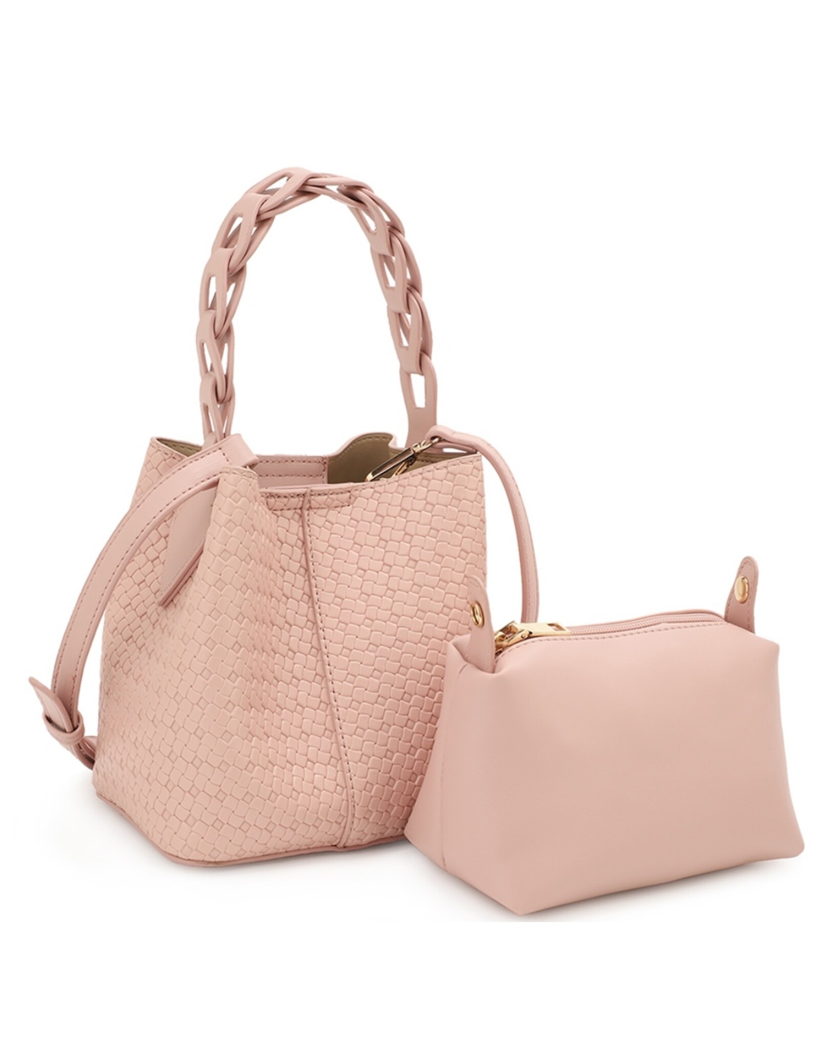 Spring 2 in 1 bucket satchel