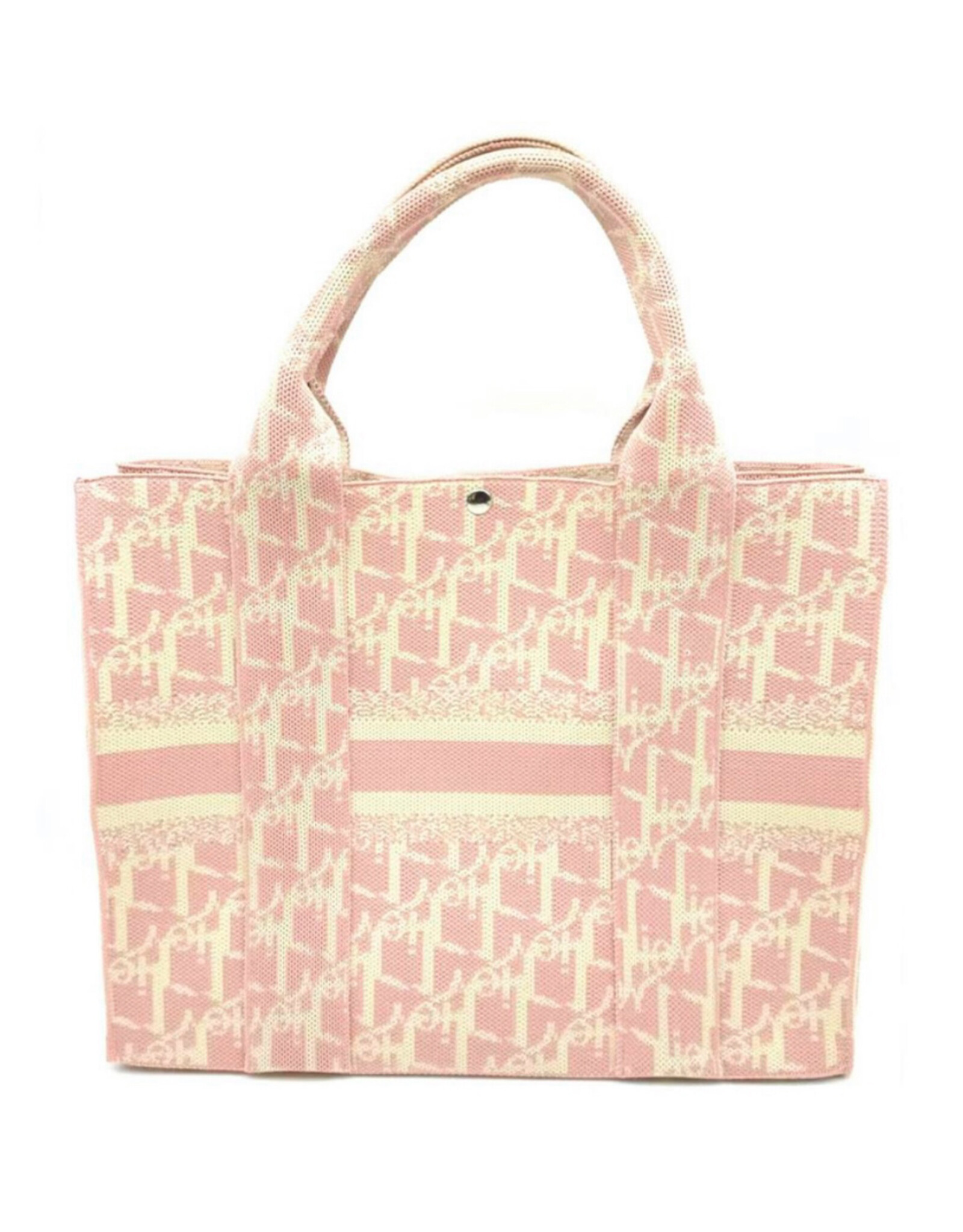 Woven designer dupe tote