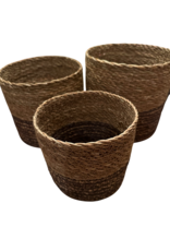 47th & Main 2 tone wicker basket