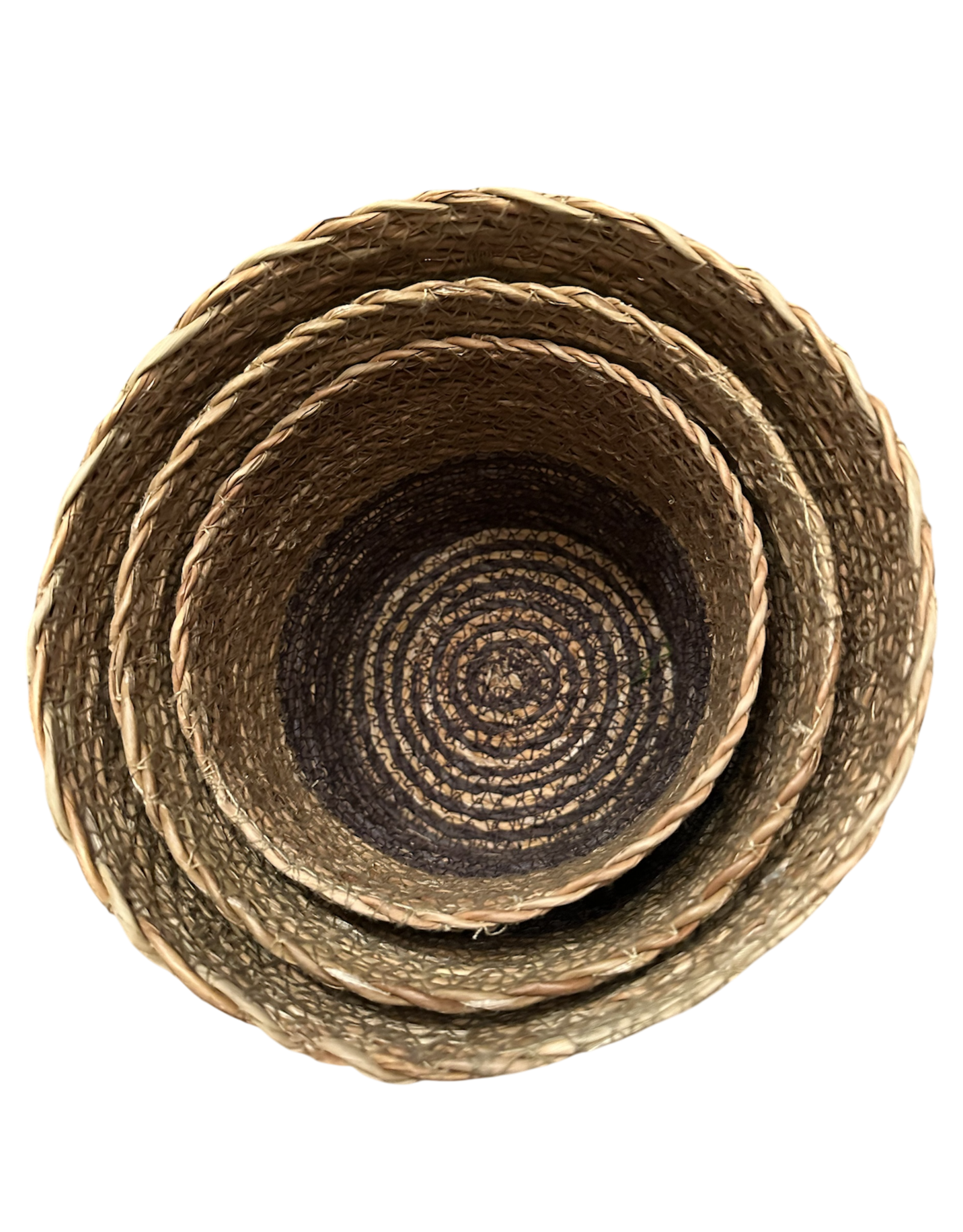 47th & Main 2 tone wicker basket