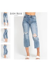 Judy Blue Judy Blue HW Destroy Crop Wide Leg