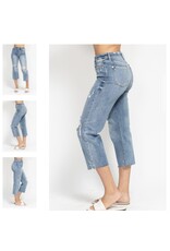 Judy Blue Judy Blue HW Destroy Crop Wide Leg