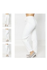 Judy Blue Judy Blue HW White Cuffed Jogger