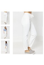 Judy Blue Judy Blue HW White Cuffed Jogger