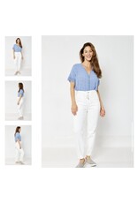 Judy Blue Judy Blue HW White Cuffed Jogger