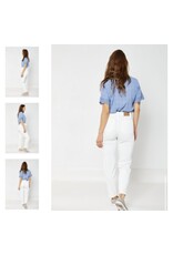 Judy Blue Judy Blue HW White Cuffed Jogger