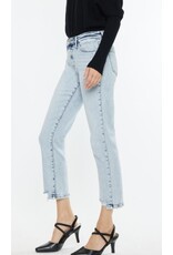 Kancan MR Crop Straight Jeans