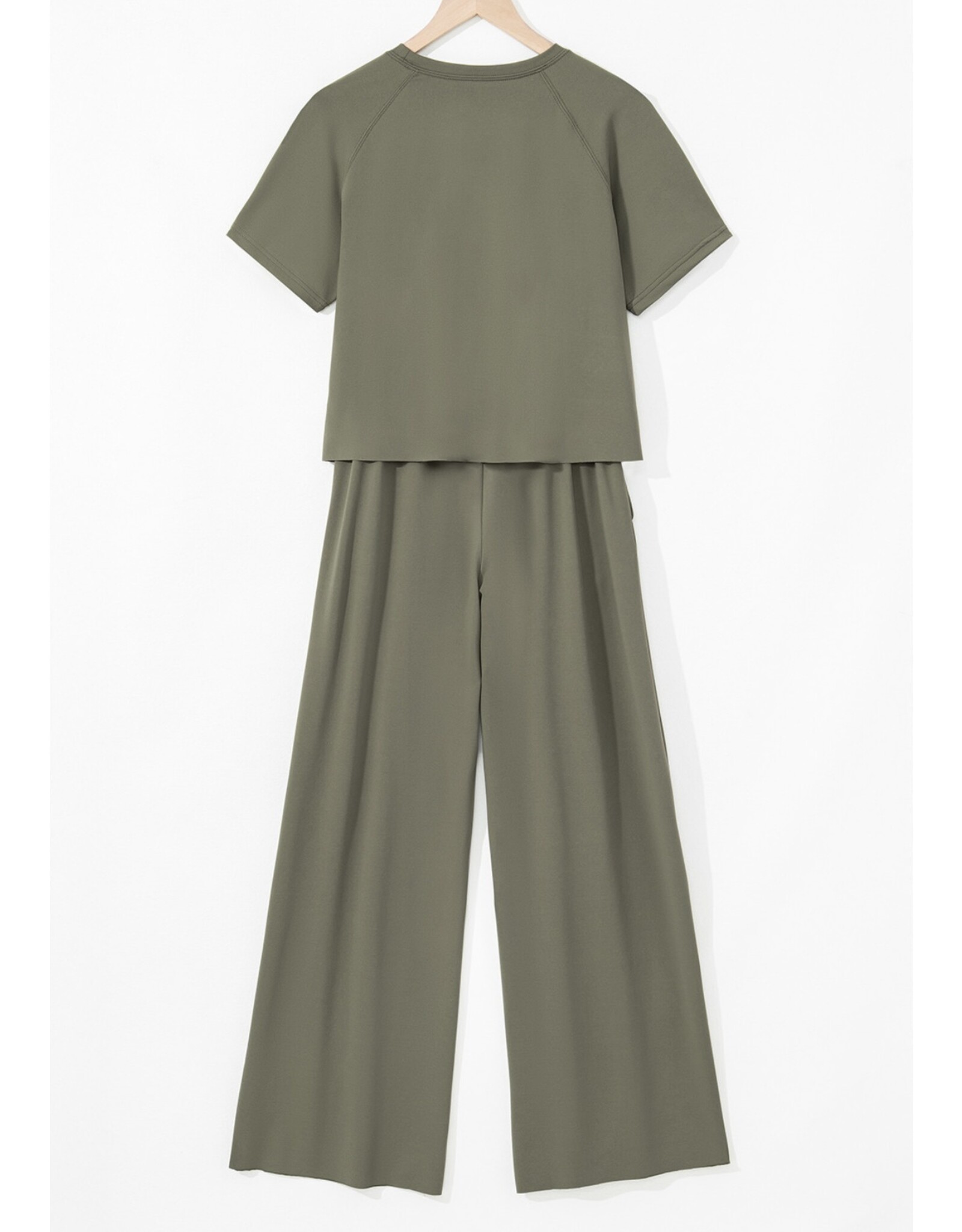 Loose Tee & Wide Leg Pants Set