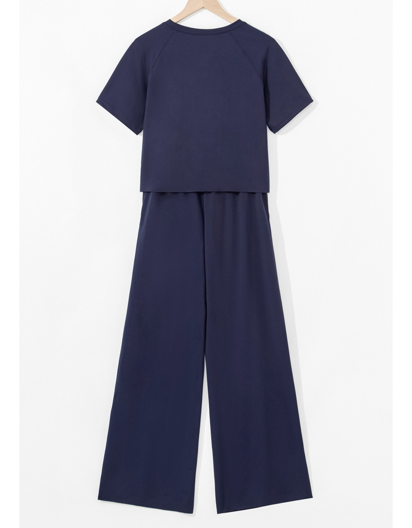 Loose Tee & Wide Leg Pants Set