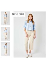 Judy Blue Judy Blue HR crop wide leg BONE jeans