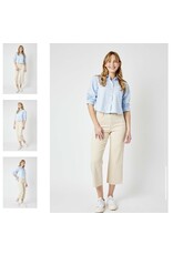 Judy Blue Judy Blue HR crop wide leg BONE jeans