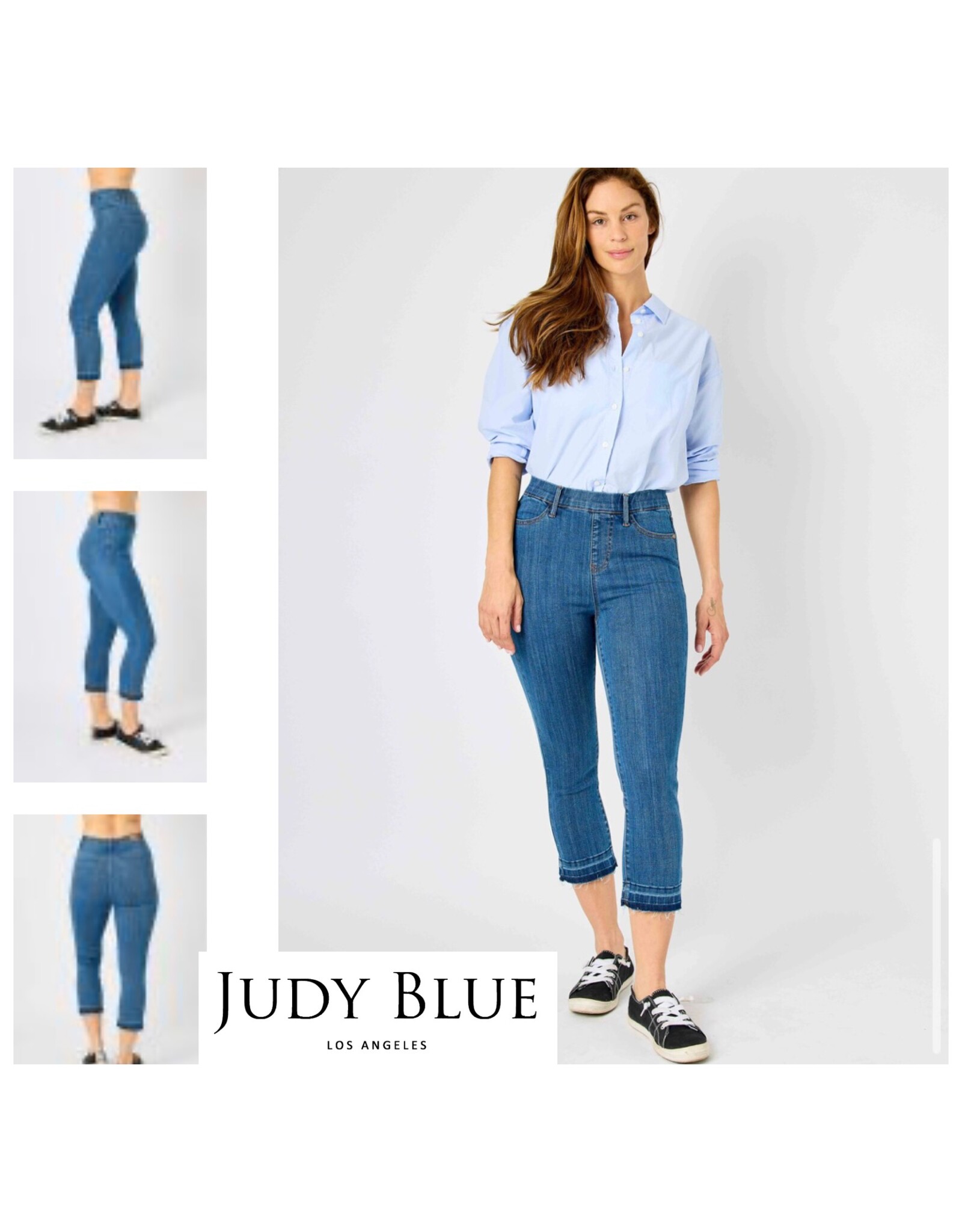 Judy Blue Judy Blue HW pull on capri jeans