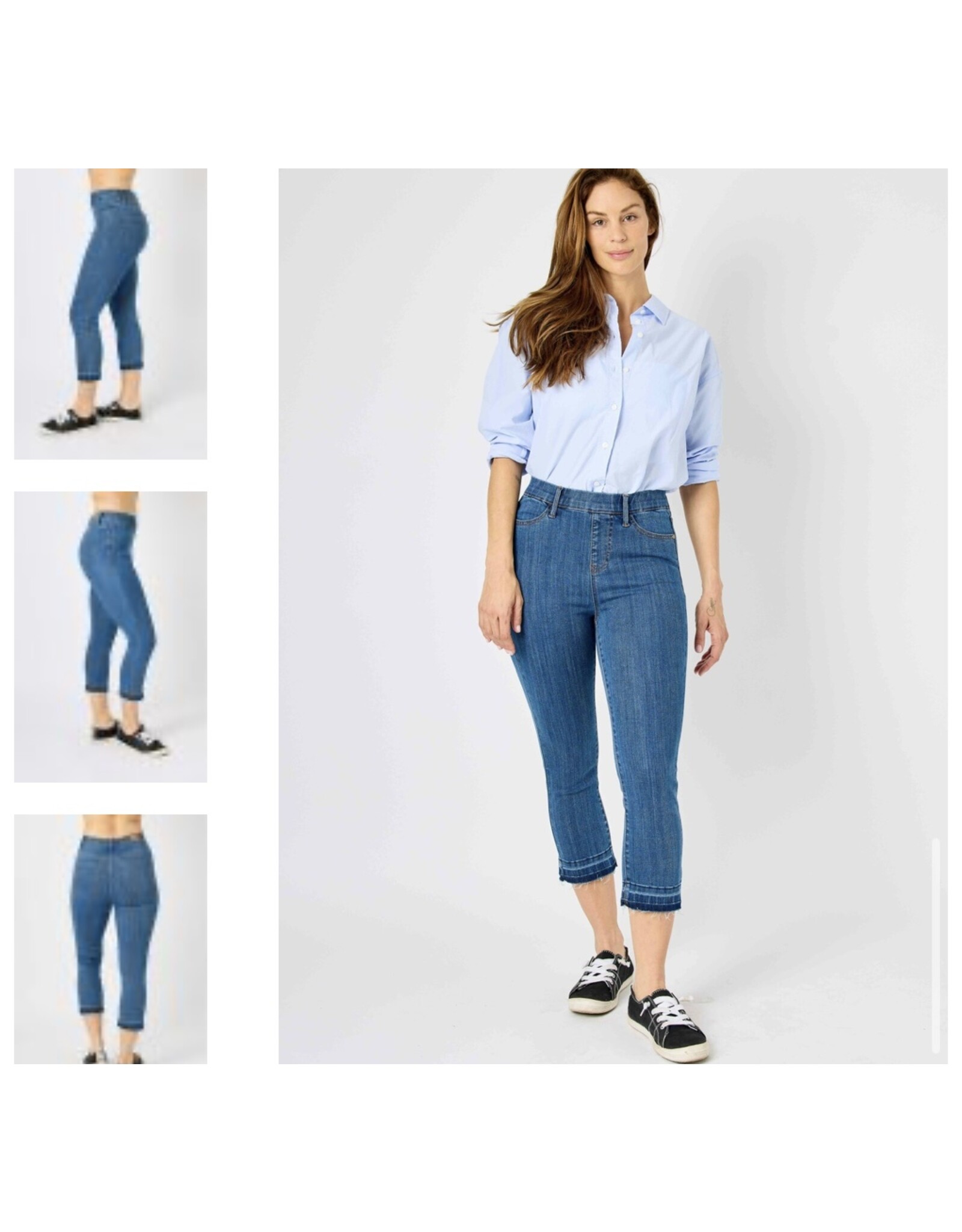 Judy Blue Judy Blue HW pull on capri jeans