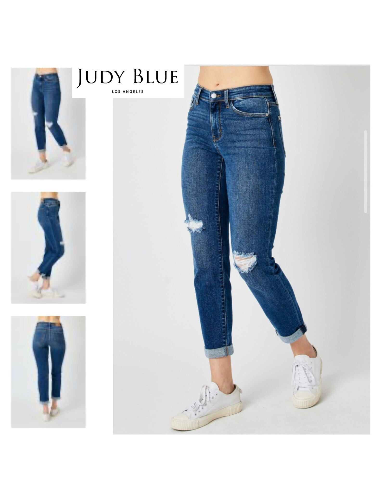 Judy Blue Judy Blue MR Destroy Slim Denim