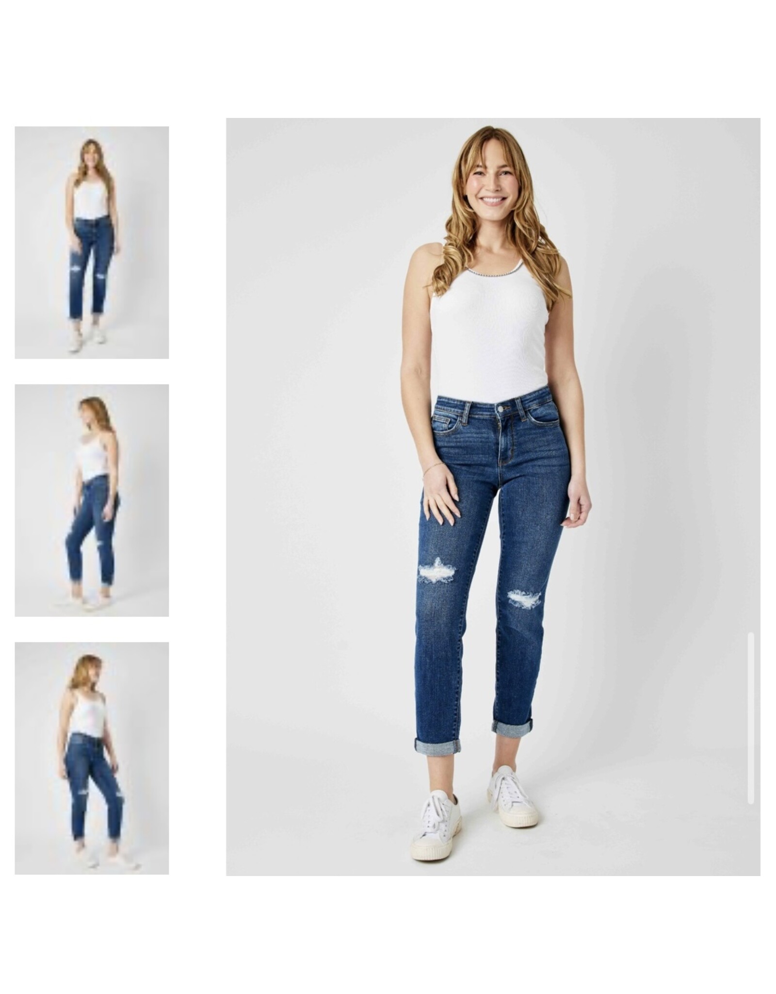 Judy Blue Judy Blue MR Destroy Slim Denim