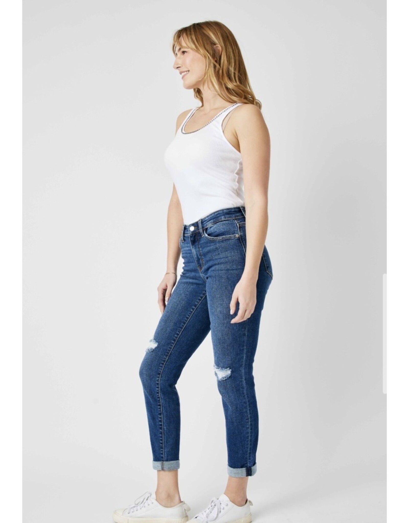 Judy Blue Judy Blue MR Destroy Slim Denim