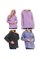 washed gauze raw edge hoodie washed gauze raw edge hoodie