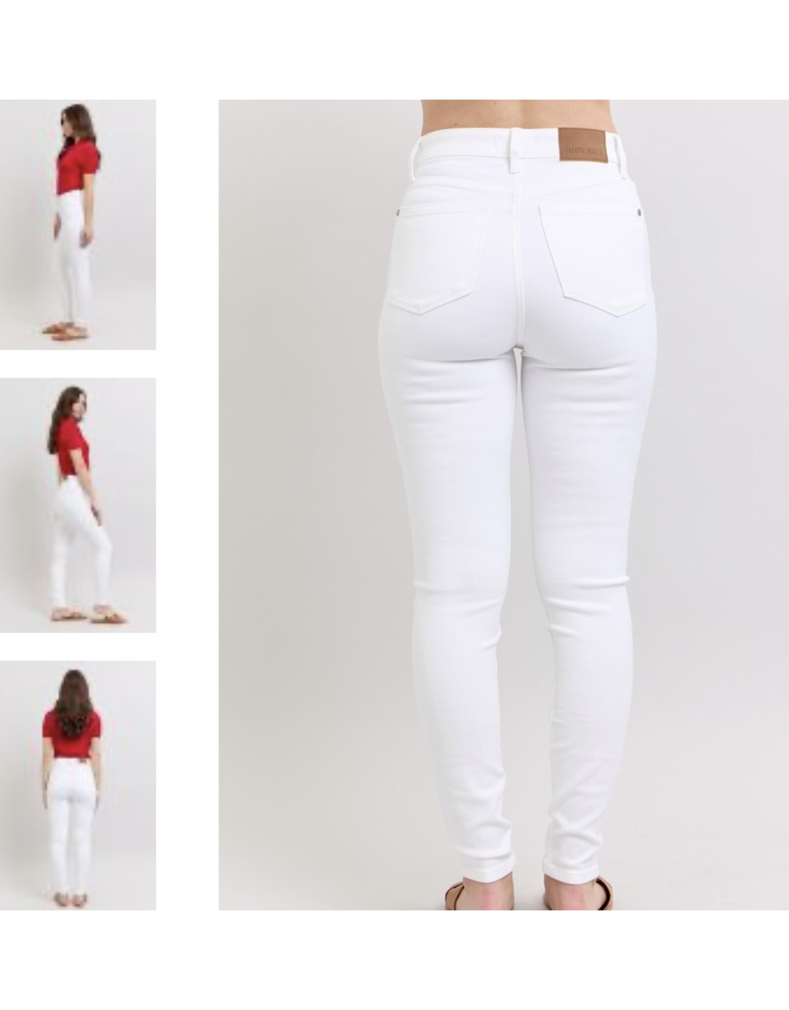 Judy Blue Judy Blue HW White Skinny Jean