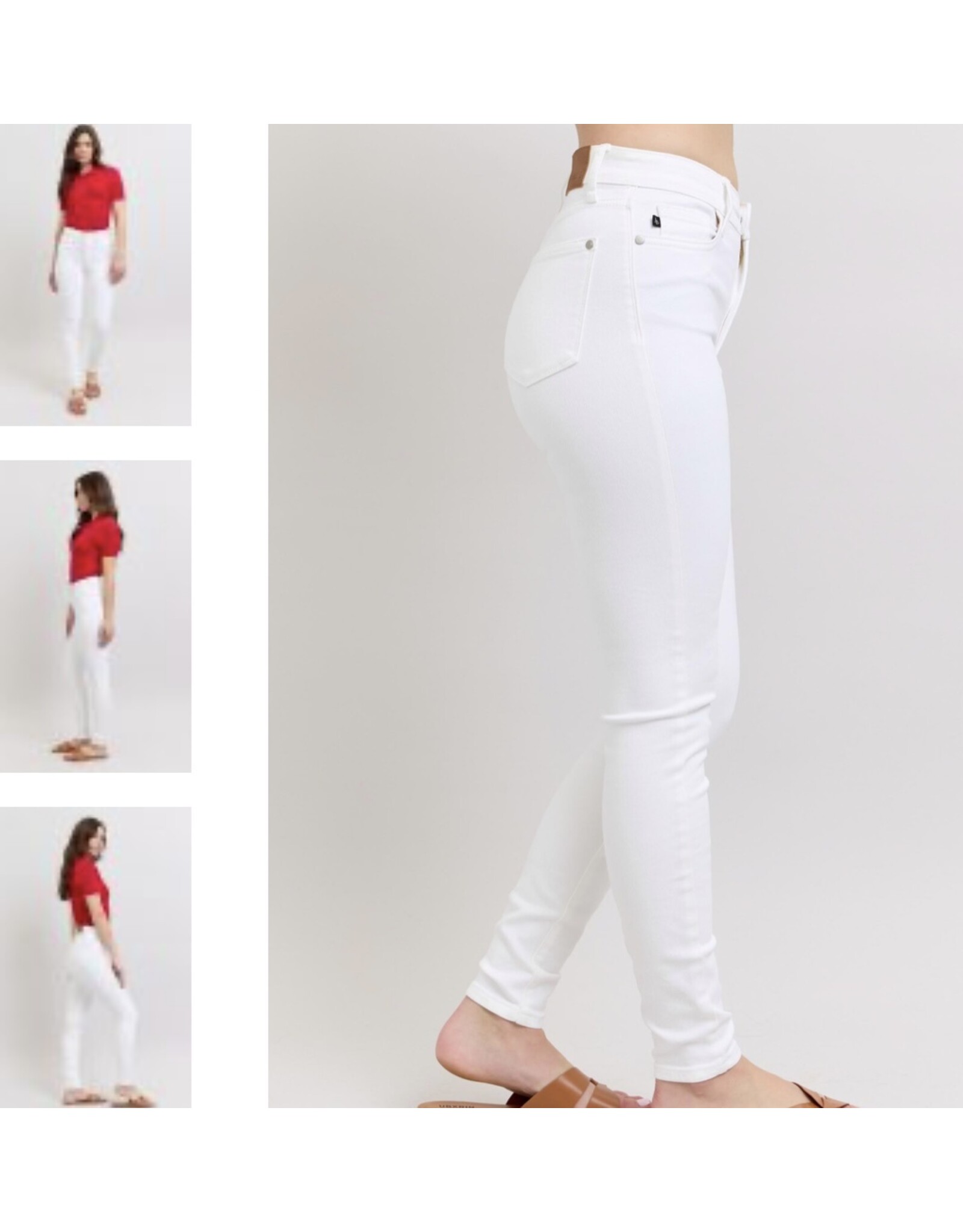 Judy Blue Judy Blue HW White Skinny Jean