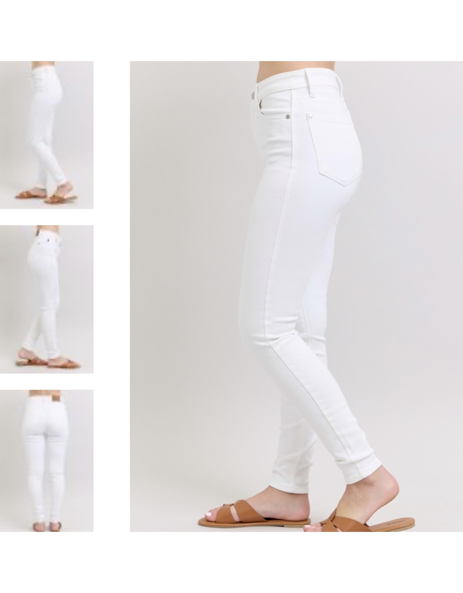 Judy Blue Judy Blue HW White Skinny Jean