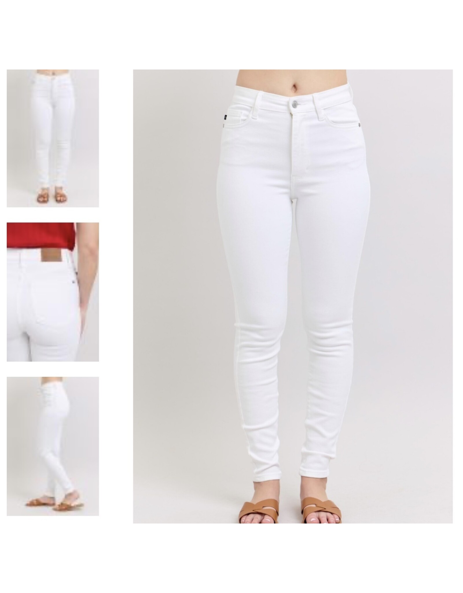 Judy Blue Judy Blue HW White Skinny Jean
