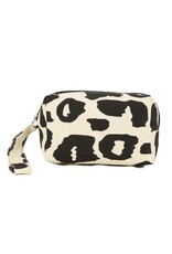 Leopard cosmetic makeup travel bag