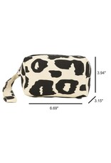 Leopard cosmetic makeup travel bag