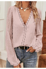 Miss sparkling Gorgeous dusty pink blouse