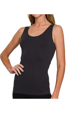 U or V Neck Seamless Tank Top