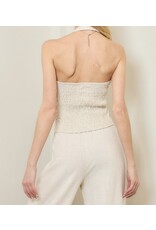 Linen halter top