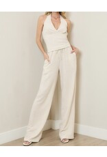 Linen halter top