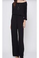 Navy jumpsuit w/ sleeves