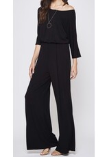 Navy jumpsuit w/ sleeves