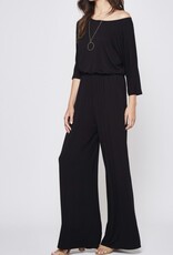 Navy jumpsuit w/ sleeves