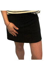 Buttery soft black skort