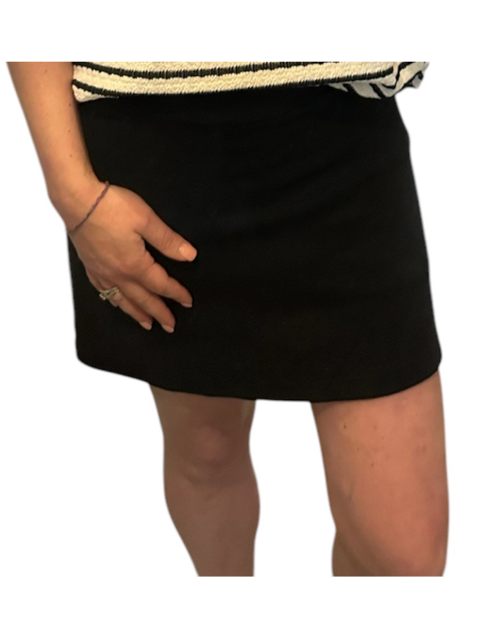 Buttery soft black skort