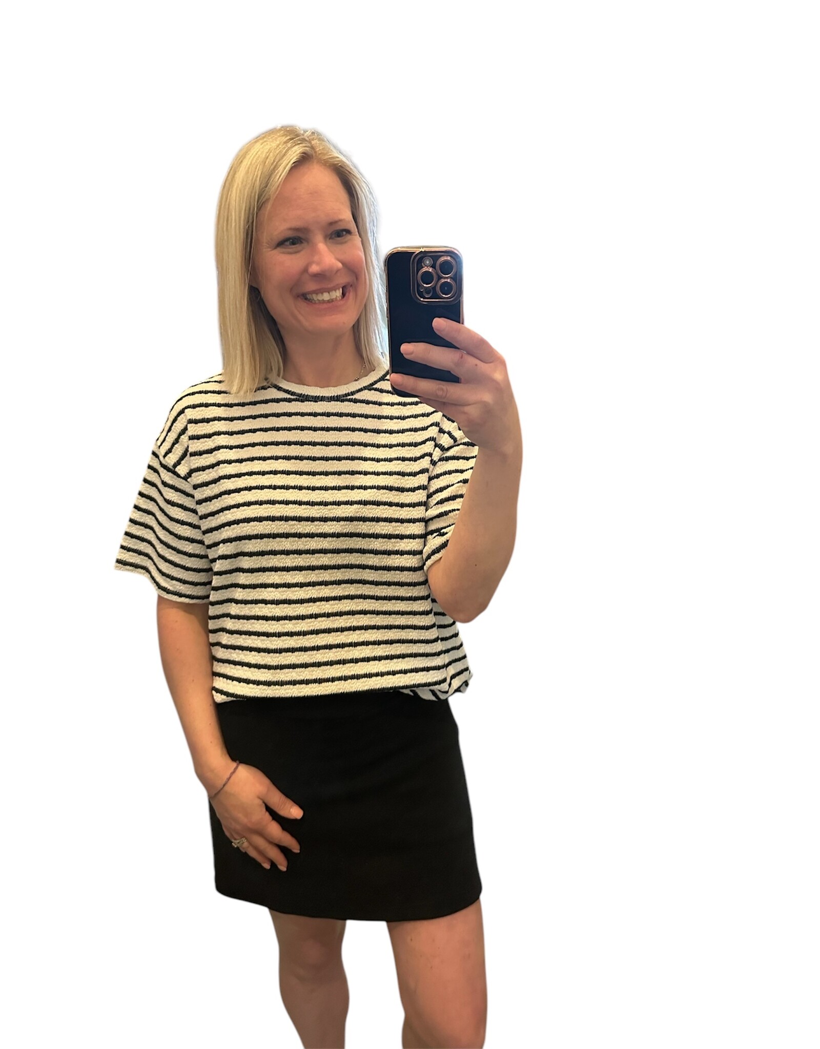 Buttery soft black skort