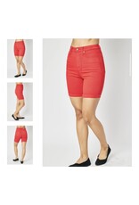 Judy Blue Judy Blue Red Bermuda Shorts