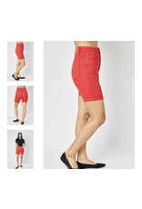 Judy Blue Judy Blue Red Bermuda Shorts