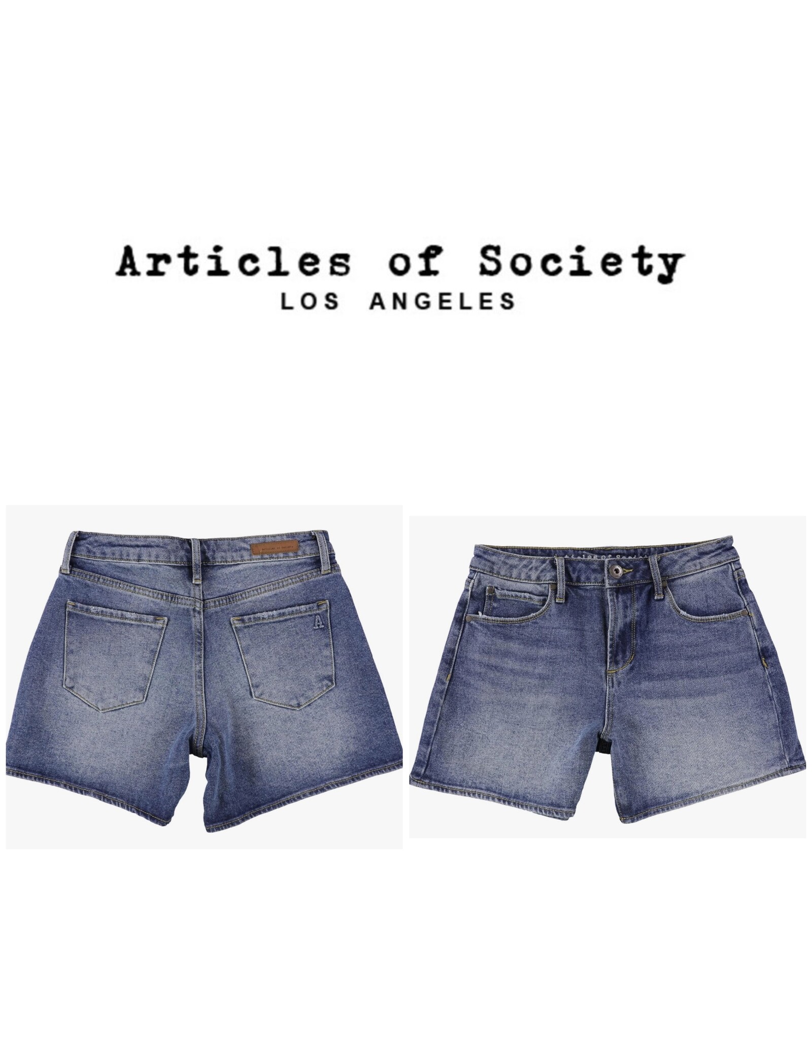Articles of society Articles of Society jean shorts ZIGGY Hermosa