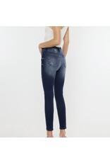 Kancan Leopard patch HR skinny jean