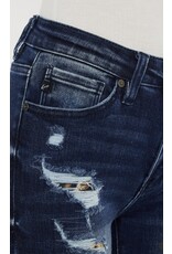 Kancan Leopard patch HR skinny jean